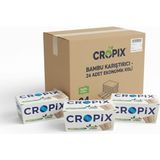 Cropix Tahta Karıştırıcı,24 Adet 400 lü Kutu, Toplam 9600 Adet Karıştırıcı, 11 Cm, Bambu Karıştırıcı, Kokusuz