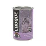Croque Tavuk Etli Konserve Yavru Kedi Maması 400 Gr
