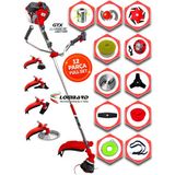 Cros Lombard İtaly Feronza 527X Yan Tipi Benzinli Ot Çalı Çim Biçme Tırpanı+ 12 Pcs Komple Bahçe Setli