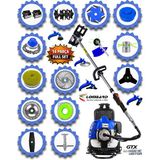Cros Lombard Italy L-976 F1 Motor 14 Parça Full Set Sırt Tipi Benzinli Çalı Çim Biçme Tırpanı Yüksek Performans