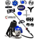 Cros Lombard İtaly L-9900 V-tec 14 Parça Full Set Sırt Tipi Benzinli Çalı Çim Biçme Tırpanı Güçlü Yüksek Performans