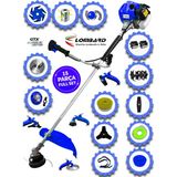 Cros Lombard İtaly Seravıo 618X Seri Yan Tırpan+ Akrobat Çapalama + Toprak Eşeleme 15 Parça Komple Set