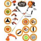 Cros Lombard İtaly VTEC-800 Motor Yan Tipi Benzinli Tırpan Ot Çim Çalı Biçme Makinası Güçlü Yüksek Performans