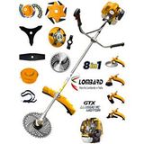 Cros Lombard Lombard İtalia F15 Motor 20 HPX New Lyts-8 İn 1 Full Set Hediyeli Yan Tipi Benzinli Motorlu Ot Çalı Tırpanı Çim Biçme Makinesi