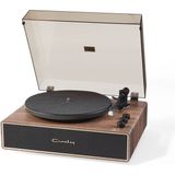 Crosley Stave | Bluetooth Alıcılı ve Taşınabilir Vintage Görünümlü Plak Çalar, Pikap, Dahili Çift Hoparlör - Kahverengi