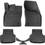 Cross Oto Aksesuarları Audi A3 Hb-Sedan 2013-2020 Için Havuzlu Paspas, Yüksek Kenarlı, Esnek, Araca Özel, Kokusuz, Oto Paspas - Araca Özel Ürün - Siyah