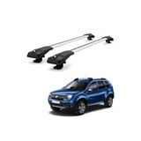 Cross Oto Aksesuarları Dacia Duster 2014-2017 için Ara Atkı , Araç Üstü Ekipman Taşıyıcı Tavan Barı - Gri (2 Adet)