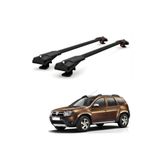 Cross Oto Aksesuarları Dacia Duster HS 2010-2013 için Ara Atkı , Araç Üstü Taşıma Tavan Barı - Siyah (2 Adet)
