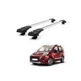 Cross Oto Aksesuarları Fiat Fiorino 2008-2023 için Ara Atkı , Araç Üstü Portbagaj Taşıma Tavan Barı-Gri(2 Adet)