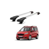 Cross Oto Aksesuarları Ford Tourneo Courier 2014-2023 için Ara Atkı , Araç Üstü Portbagaj Taşıma Tavan Barı-Gri(2 Adet)