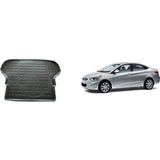 Cross Oto Aksesuarları Hyundai Accent Blue Bagaj Havuzu - Kokusuz, Yüksek Kenarlı 3D A+ Kalite - Siyah