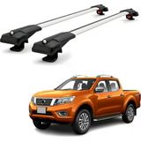 Cross Oto Aksesuarları Nissan Navara 4X4 2016-2021 için Ara Atkı Tavan Barı , Araca Özel , Kilitlenebilir Araç Üstü Ekipman Taşıma Barı (2 Adet)