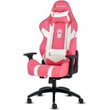 Cross Serisi Profesyonel Oyuncu Koltuğu, Ergonomik Tasarım, 180 Derece Ayarlanabilir Sırt Açısı, Kaliteli Sünger, 130KG Taşıma Kapasiteli Oyuncu Sandalyesi (Pembe)