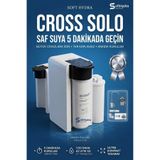 Cross Solo Akıllı Tanksız Su Arıtma Cihazı - 1:1 Atık Su Tasarrufu & 500 GPD Doğrudan Akış