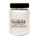 Crossroads Limon otu ve Lavanta Kavanoz Mum 737 ml