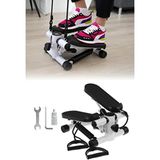 Crossstep Fitness Stepper Yürüyüş ve Egzersiz Aleti Direnç Bantlı Dijital Monitörlü Siyah