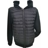 Crosstime 7011 Erkek Kapşonlu Swetshirt 3 Iplik Mont - 010 - Siyah