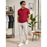 Crosstime Erkek Bordo Polo Yaka T-Shirt