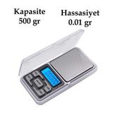 Crown Dijital Göstergeli Hassas Elektronik Kuyumcu Cep Terazisi (500 Gr-0.01) (Lisinya)