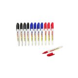 Crown WB-505 Tahta Kalemi İnce Kalem Tipi ( 4 Siyah+4 Mavi+4 Kırmızı) - 12'li