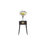 Crown Well Crownwell Ayaklı Gramofon Pikap Plakçalar Kahverengi Renk CW004