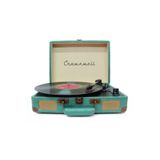 Crown Well Pikap Suitcase CR Series Yeşil Elektronik Bluetooth Hoparlör Plakçalar CW002-DG