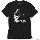 Crows Gate Ac Dc Malcolm Siyah T-Shirt