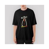 Crows Gate Ac Dc Powerage Oversize Siyah Tişört - XL