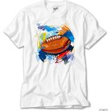 Crows Gate Amerikan Futbol Topu Beyaz T-Shirt