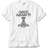 Crows Gate Amon Amarth Mjolnir Beyaz Tişört - XS