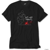 Crows Gate Bmw Gs 1200 One Way Travel Siyah T-Shirt - 5XL
