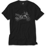 Crows Gate Bmw Gs 1200 Portre Siyah T-Shirt