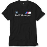 Crows Gate Bmw Logo M Power Motorsport Siyah T-Shirt