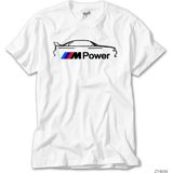 Crows Gate Bmw M Power Lite Beyaz T-Shirt - XL
