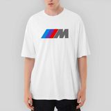 Crows Gate Bmw M Power Logo Oversize Beyaz Tişört - XL