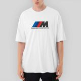 Crows Gate Bmw M Power Motorsport Oversize Beyaz Tişört - XL