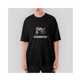 Crows Gate Bmw M4 Motogp Oversize Siyah Tişört - L