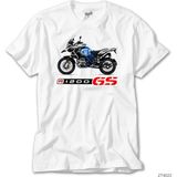 Crows Gate Bmw R1200GS Beyaz T-Shirt - 2XL