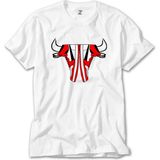 Crows Gate Chicago Bulls Shoes Beyaz Tişört - XL