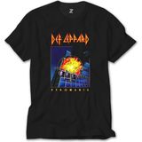 Crows Gate Def Leppard Pyromania Siyah Tişört