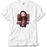 Crows Gate Demon Slayer Nezuko Kamado Beyaz T-Shirt - 4XL