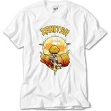 Crows Gate Demon Slayer Zenitsu Beyaz Tişört - 3XL