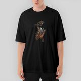 Crows Gate Diablo Iıı Hellfire World Of Warcraft Oversize Siyah Tişört - XL
