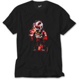 Crows Gate F1 Charles Leclerc Ferrari Siyah Tişört - 5XL