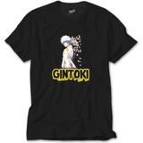 Crows Gate Gintama Sakata Gintoki Siyah Tişört - XL