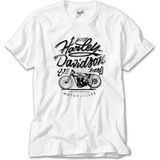 Crows Gate Harley Davidson Legends Beyaz T-Shirt - XS