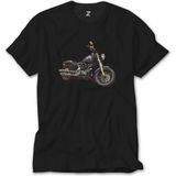 Crows Gate Harley Davidson Street Siyah T-Shirt