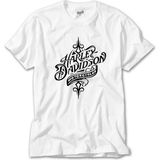 Crows Gate Harley Davidson Symbol Beyaz T-Shirt - 5XL