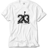 Crows Gate Jordan Black 23 Beyaz T-Shirt - M