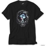 Crows Gate Kurt Uzay Temalı Siyah Tişört - 3XL